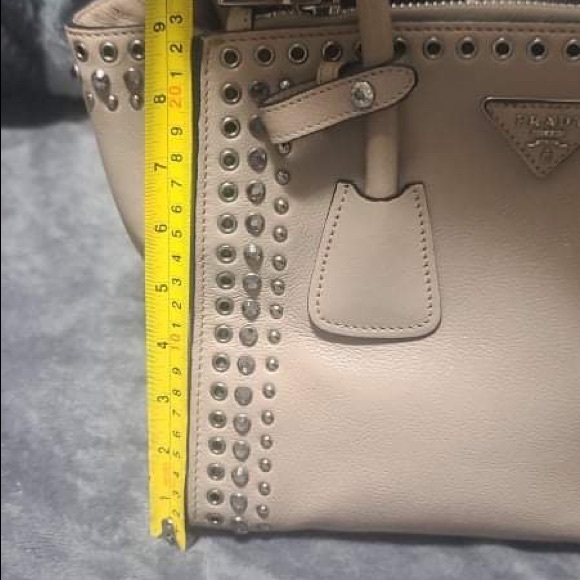 Prada Leather Studded Two way Purse - Picture 10 of 12